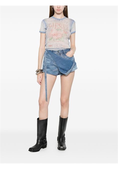 t-iana t-shirt woman blue DIESEL | A23519 0HGCN8MMA